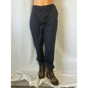 Orvis Men’s Navy Dress Pants 36x32 Flat Front Casual Work Chinos